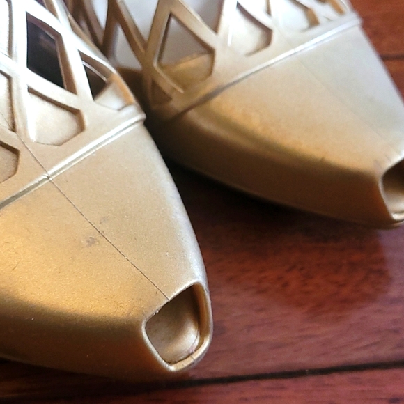 Jean-Paul GAULTIER x Melissa Rubber Mesh Heeled Sandal - Picture 10 of 15